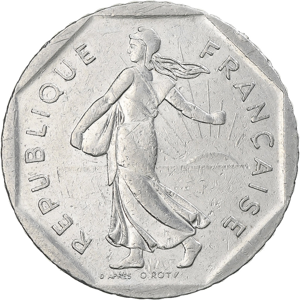 Münze, Frankreich, Semeuse, 2 Francs, 1981, Paris, SS, Nickel, KM:942.1