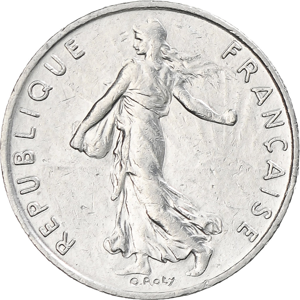 Munten, Frankrijk, Semeuse, 1/2 Franc, 1997, Paris, ZF, Nickel, KM:931.1