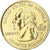 Moneta, Stati Uniti, Wisconsin, Quarter, 2004, U.S. Mint, Philadelphia, golden