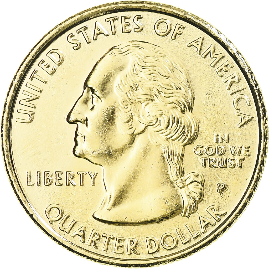 Munten, Verenigde Staten, Quarter, 1999, U.S. Mint, Philadelphia, golden, UNC-