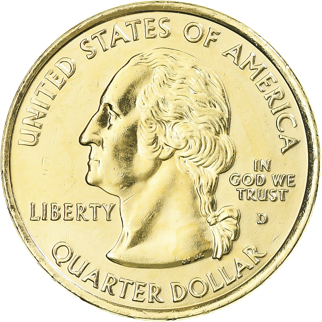 Moeda, Estados Unidos da América, Kentucky, Quarter, 2001, U.S. Mint, Denver