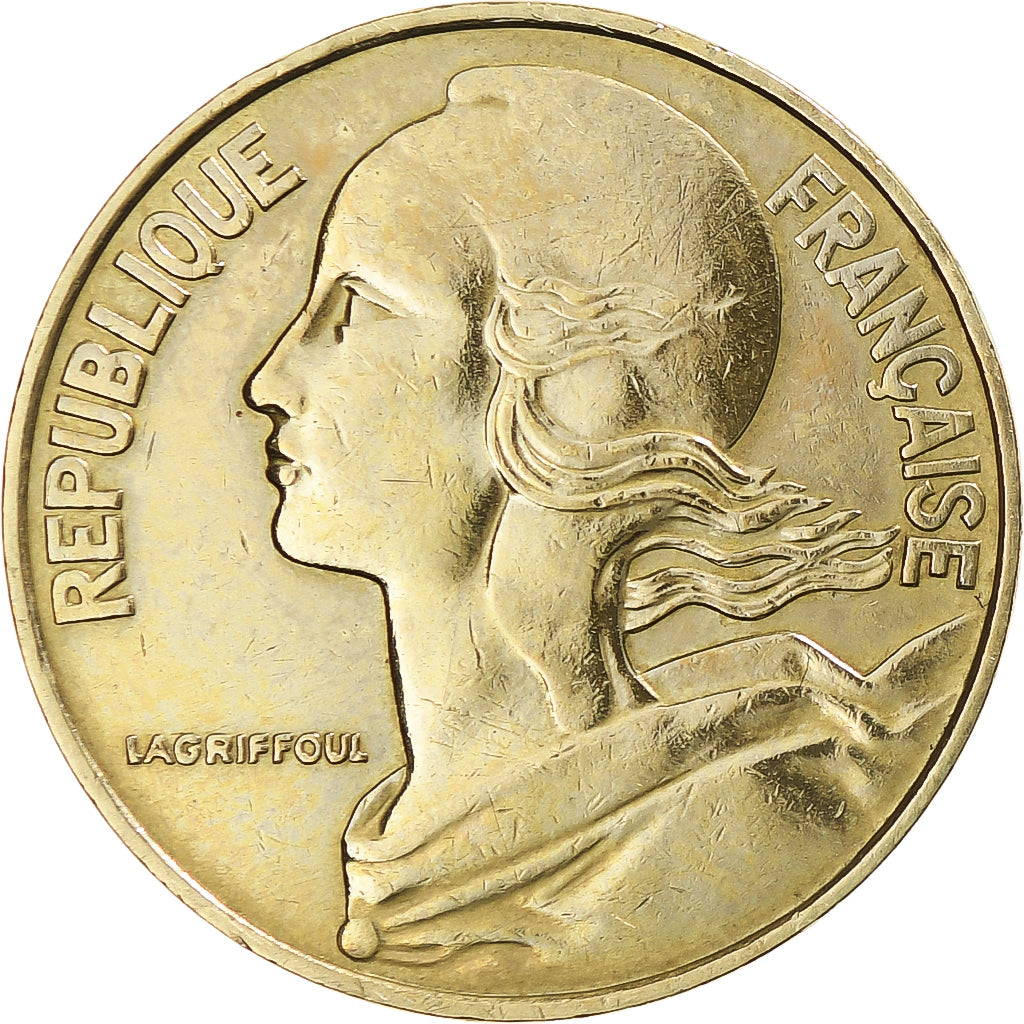 Moneta, Francja, Marianne, 20 Centimes, 1983, Paris, VF(30-35), Aluminium-Brąz