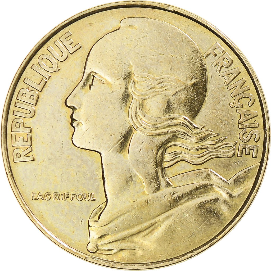Moneta, Francia, Marianne, 20 Centimes, 1976, Paris, MB+, Alluminio-bronzo