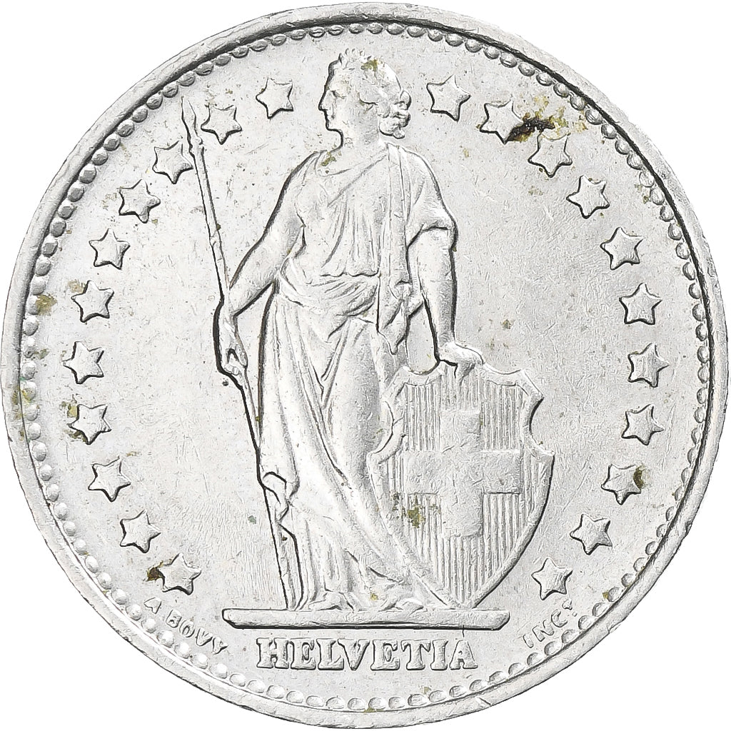 Munten, Zwitserland, Franc, 1969, Bern, ZF, Cupro-nikkel, KM:24a.1