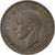 Groot Bretagne, George VI, Penny, 1937, Bronzen, ZF, KM:838