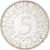 Monnaie, République fédérale allemande, 5 Mark, 1971, Karlsruhe, TTB+