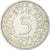 Coin, GERMANY - FEDERAL REPUBLIC, 5 Mark, 1971, Hambourg, AU(50-53), Silver