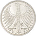 Moneta, Niemcy - RFN, 5 Mark, 1972, Stuttgart, AU(55-58), Srebro, KM:112.1