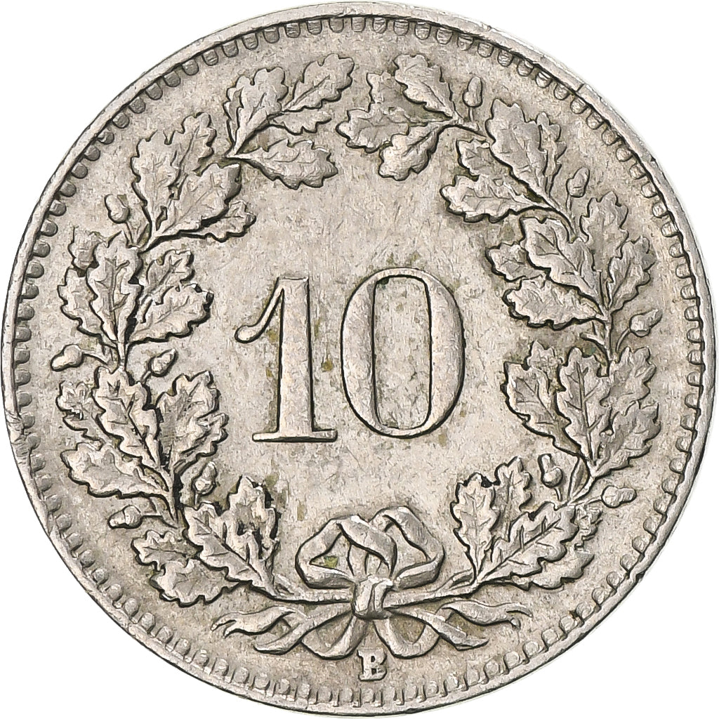 Moneda, Suiza, 10 Rappen, 1962, Bern, MBC, Cobre - níquel, KM:27