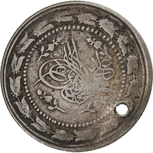 Coin, Turkey, Mahmud II, 6 Kurush, 1837 (1223//30), Qustantiniyah, Holed