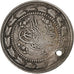 Coin, Turkey, Mahmud II, 6 Kurush, 1837 (1223//30), Qustantiniyah, Holed