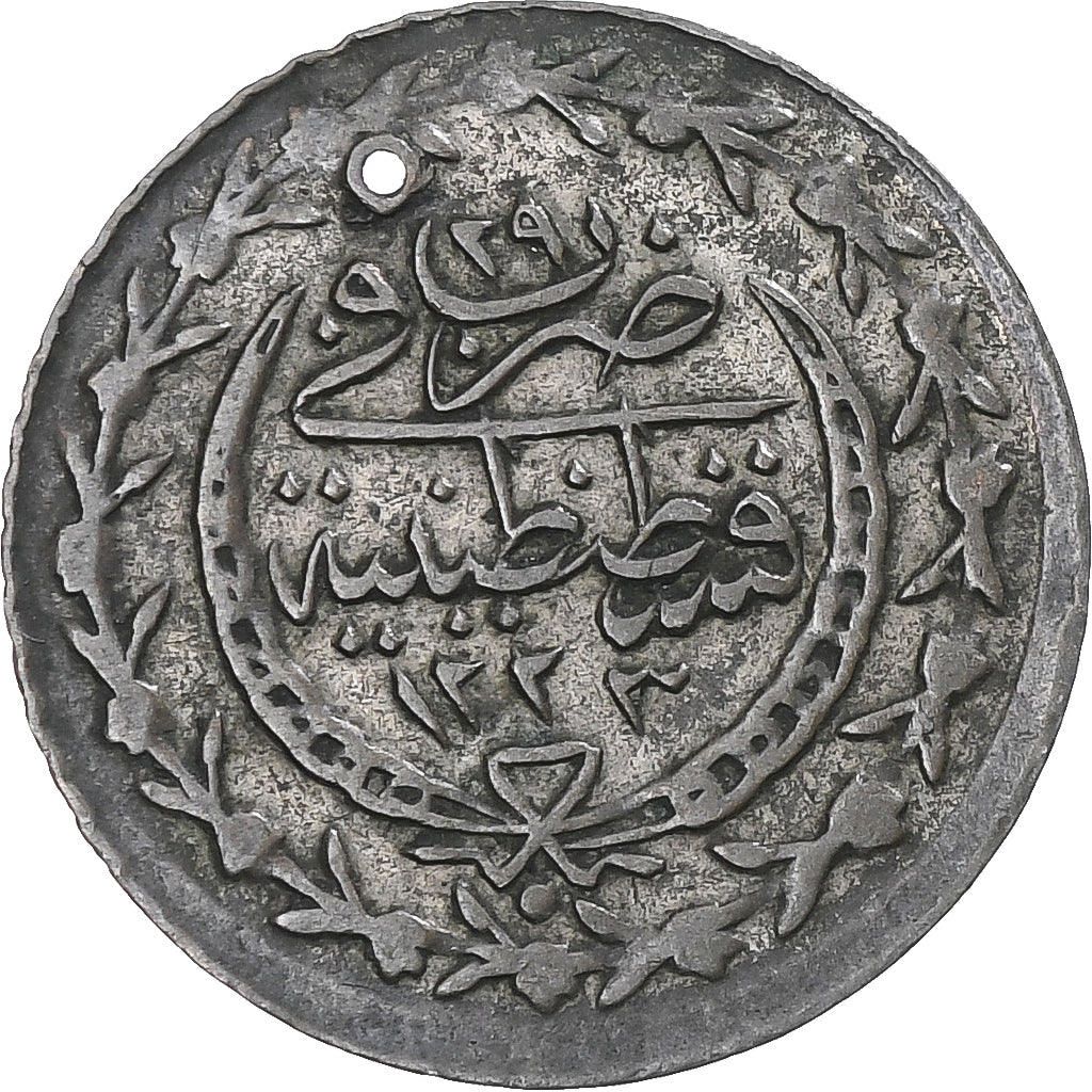 Munten, Turkije, Mahmud II, 10 Para, 1836, Qustantiniyah, ZF, Zilver, KM:595
