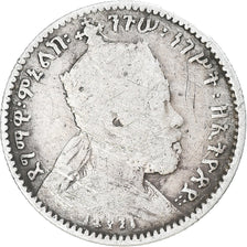 Coin, Ethiopia, Menelik II, Gersh, 1897, VF(20-25), Silver, KM:12