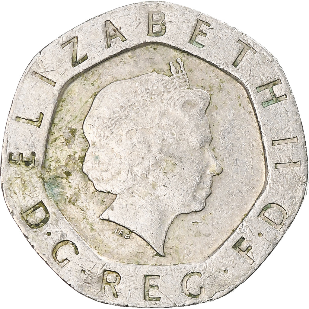 Munten, Groot Bretagne, Elizabeth II, 20 Pence, 1998, ZF, Cupro-nikkel, KM:990