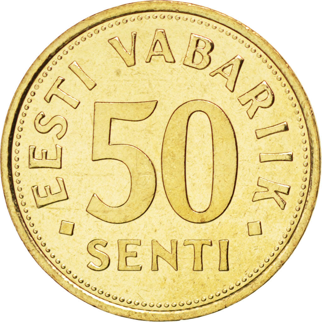 Monnaie, Estonia, 50 Senti, 2004, SPL, Aluminum-Bronze, KM:24