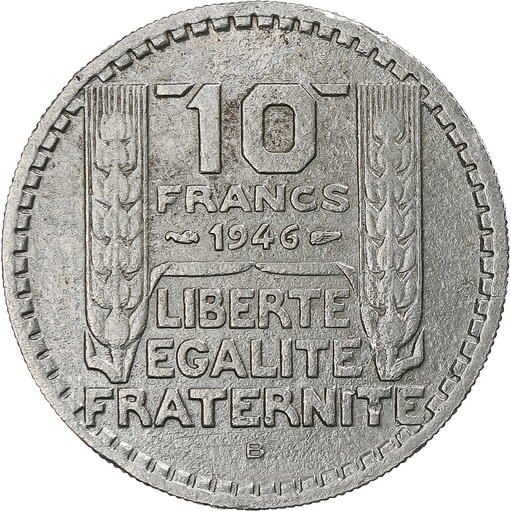 Coin, France, Turin, 10 Francs, 1946, Paris, EF(40-45), Copper-nickel, KM:908.1