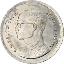 Coin, Thailand, Rama IX, Baht, 1977, AU(55-58), Copper-nickel, KM:110