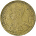 Moneta, Thailandia, Rama IX, 50 Satang = 1/2 Baht, 1957, MB+, Alluminio-bronzo