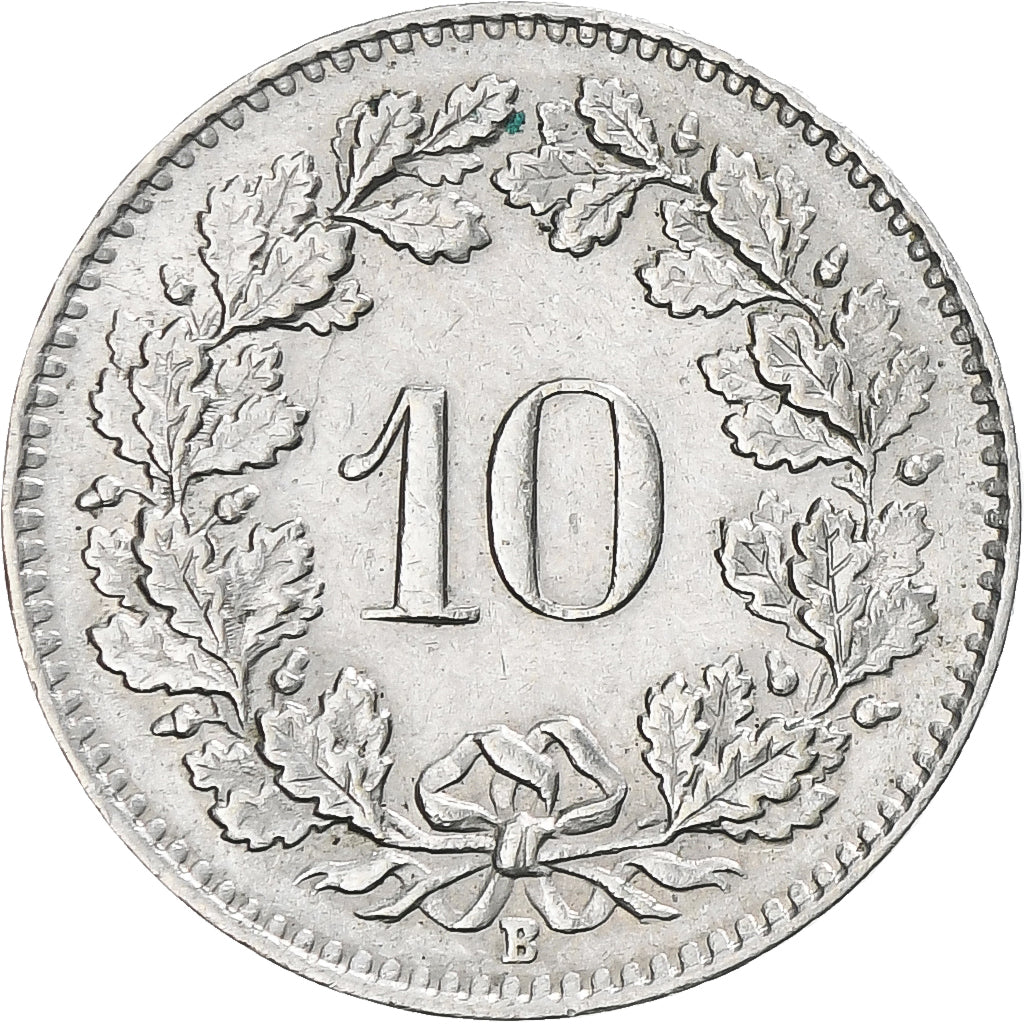 Moneda, Suiza, 10 Rappen, 1960, Bern, MBC+, Cobre - níquel, KM:27