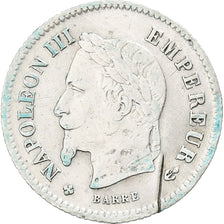 Monnaie, France, Napoleon III, Napoléon III, 20 Centimes, 1867, Strasbourg