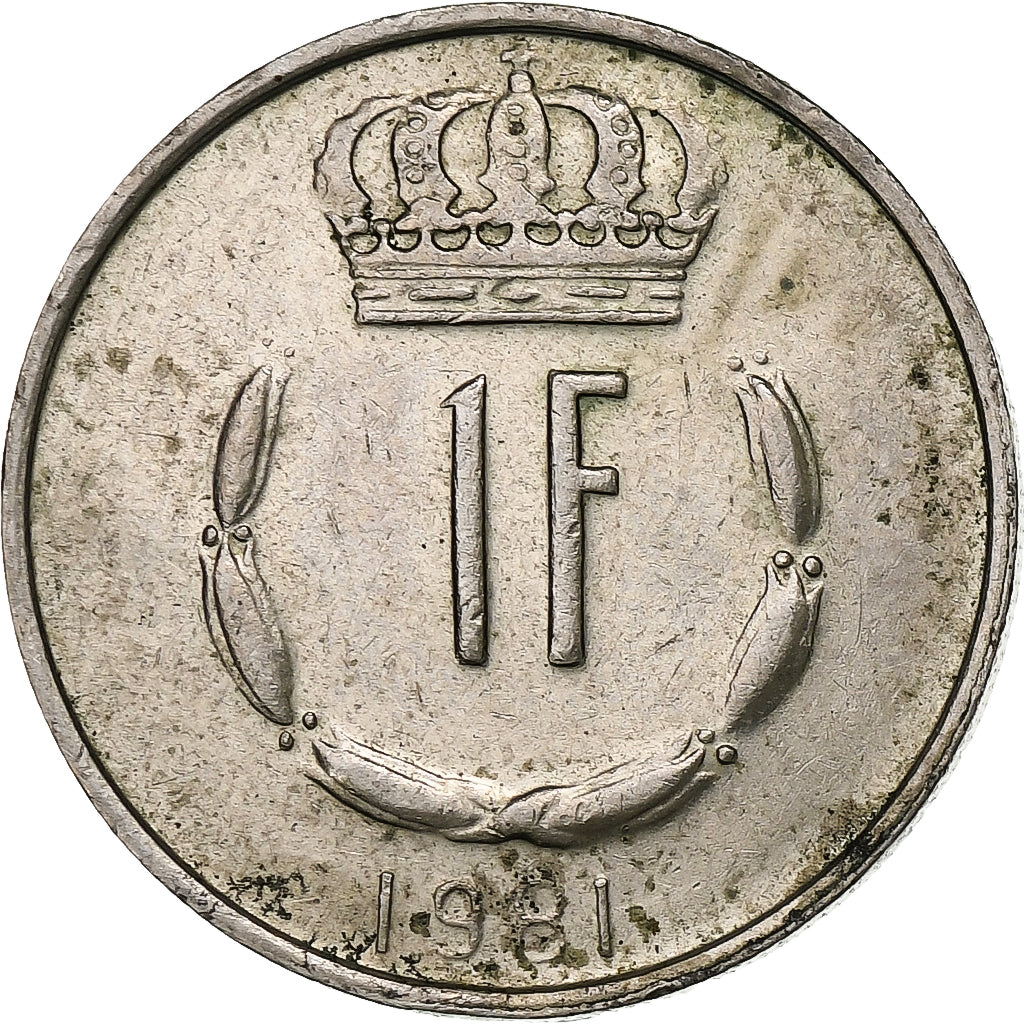 Luxembourg, Franc, 1981, EF(40-45), Cupro Nickel