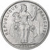 Polinésia Francesa, 5 Francs, 1965, Paris, Alumínio, MS(60-62), KM:4