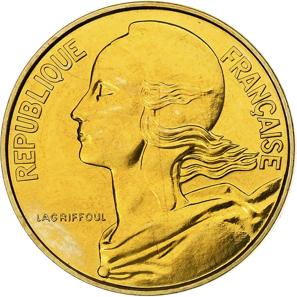 Frankrijk, 10 Centimes, Marianne, 1987, Paris, FDC, Aluminum-Bronze, FDC