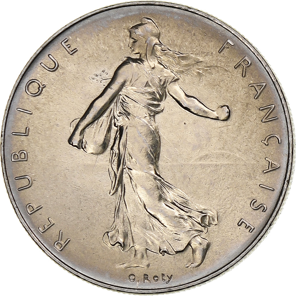 France, Franc, Semeuse, 1976, Paris, FDC, Nickel, FDC, Gadoury:474, KM:925.1