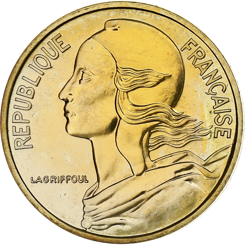 Frankrijk, 5 Centimes, Marianne, 1988, Paris, FDC, Aluminum-Bronze, FDC