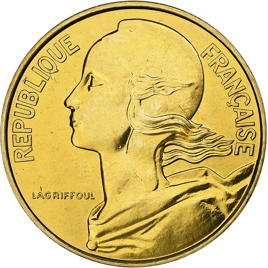Frankrijk, 10 Centimes, Marianne, 1990, Paris, FDC, Aluminum-Bronze, FDC