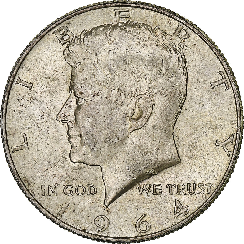 Vereinigte Staaten, Half Dollar, Kennedy Half Dollar, 1964, U.S. Mint, Silber