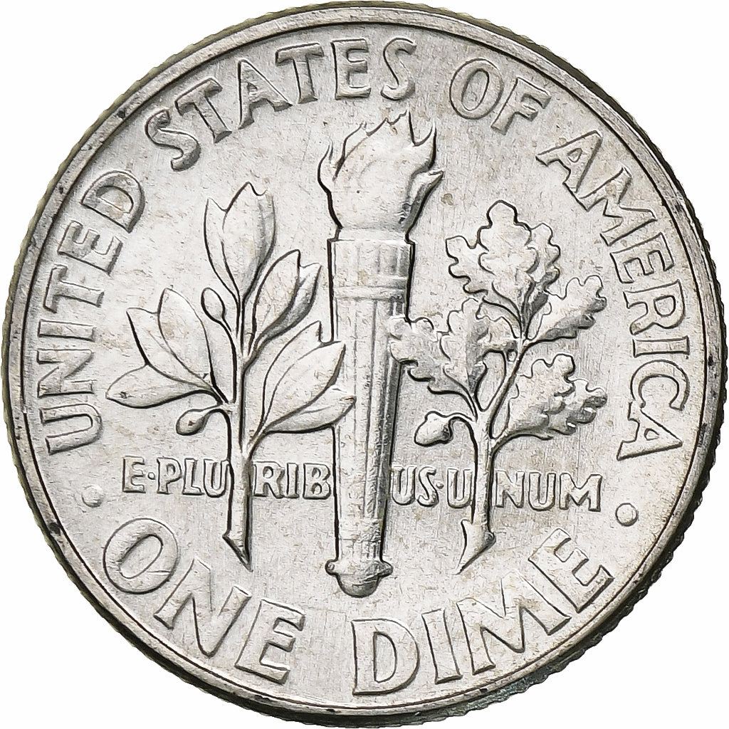 Vereinigte Staaten, Dime, Roosevelt Dime, 1955, U.S. Mint, BU, Silber, UNZ