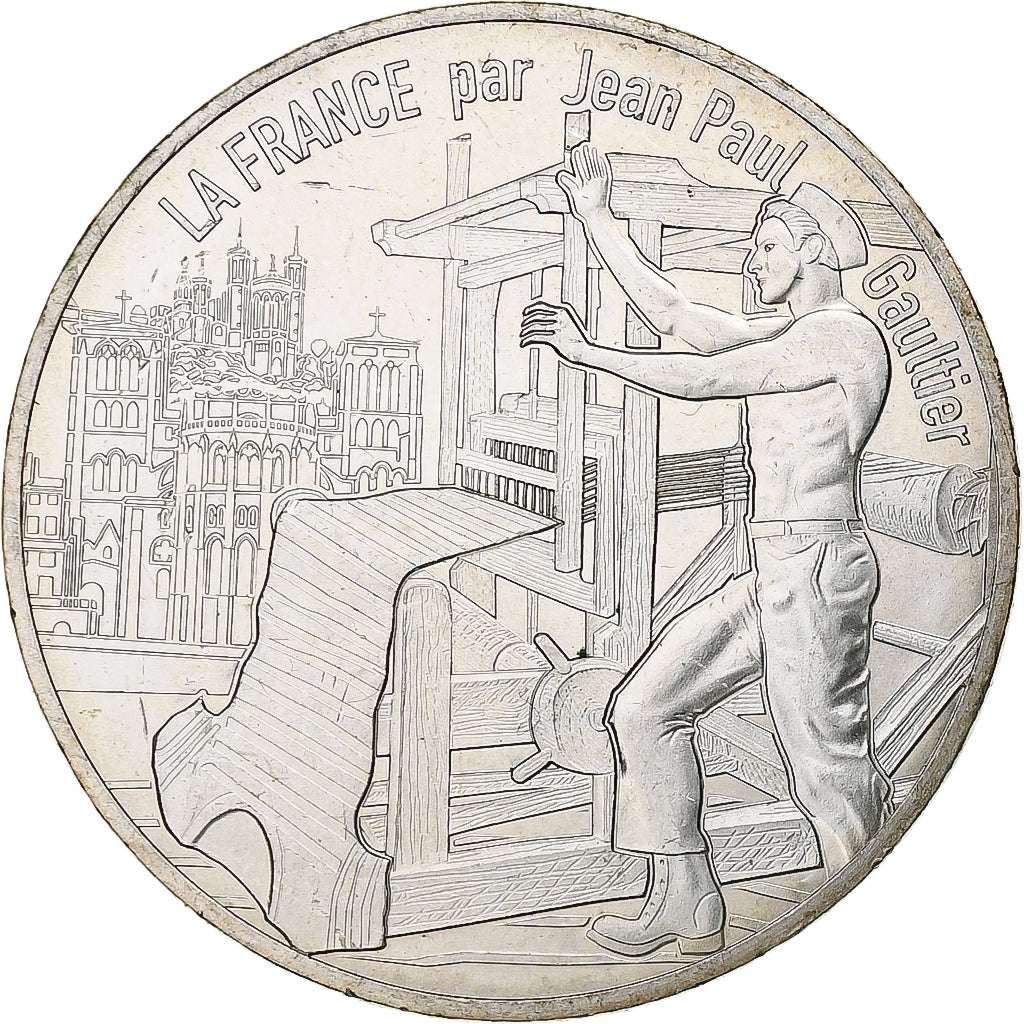 Frankreich, 10 Euro, Lyon la lumineuse, 2017, Monnaie de Paris, UNZ, Silber