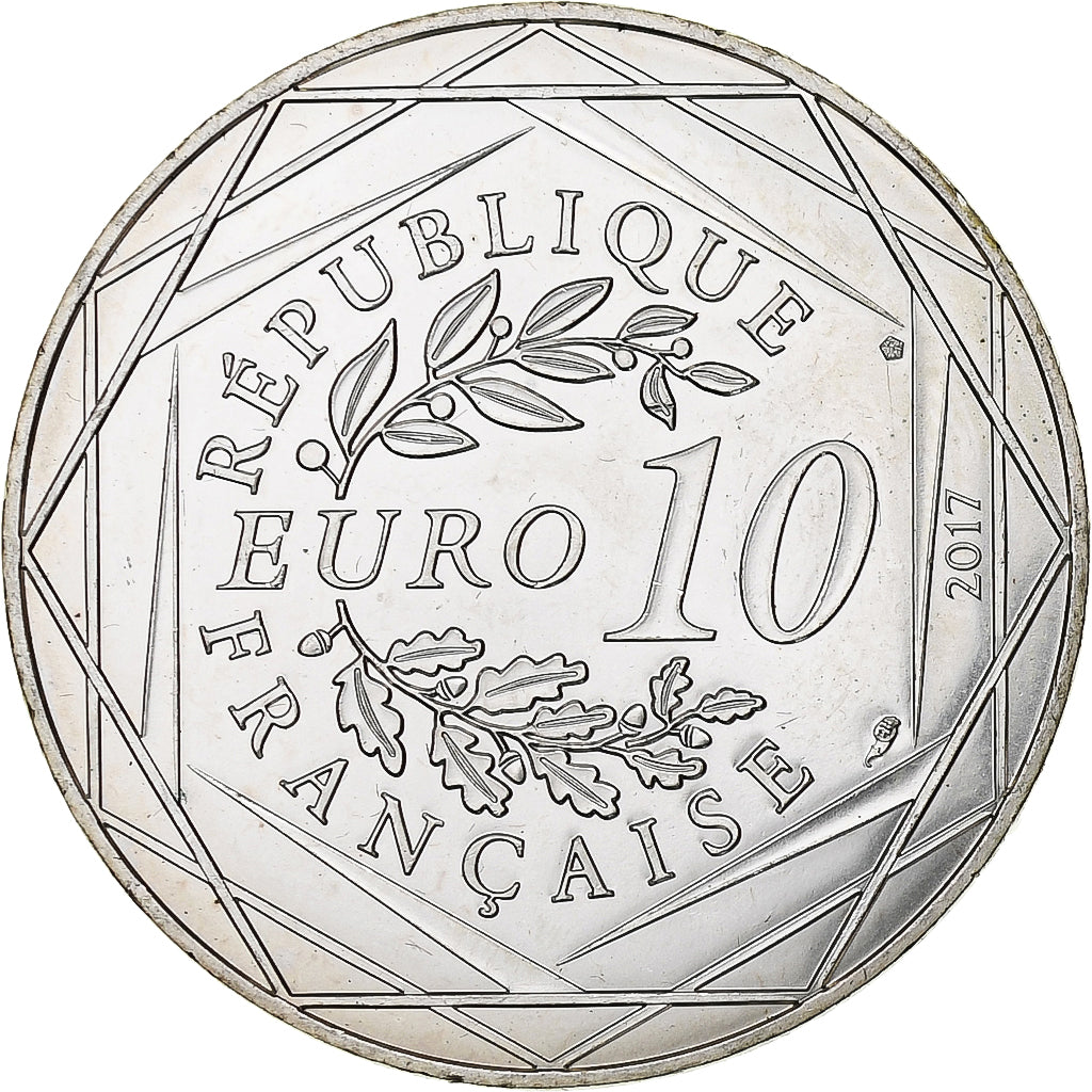 Frankrijk, 10 Euro, La Bourgogne millésimée, 2017, Monnaie de Paris, UNC-