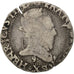 Moneda, Francia, 1/2 Franc, 1587, Rennes, BC+, Plata, Sombart:4716