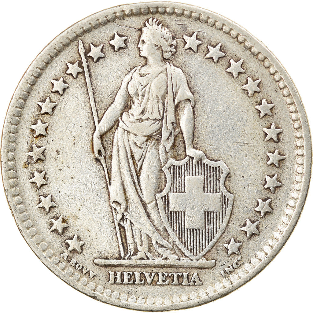 Monnaie, Suisse, 2 Francs, 1946, Bern, TB+, Argent, KM:21