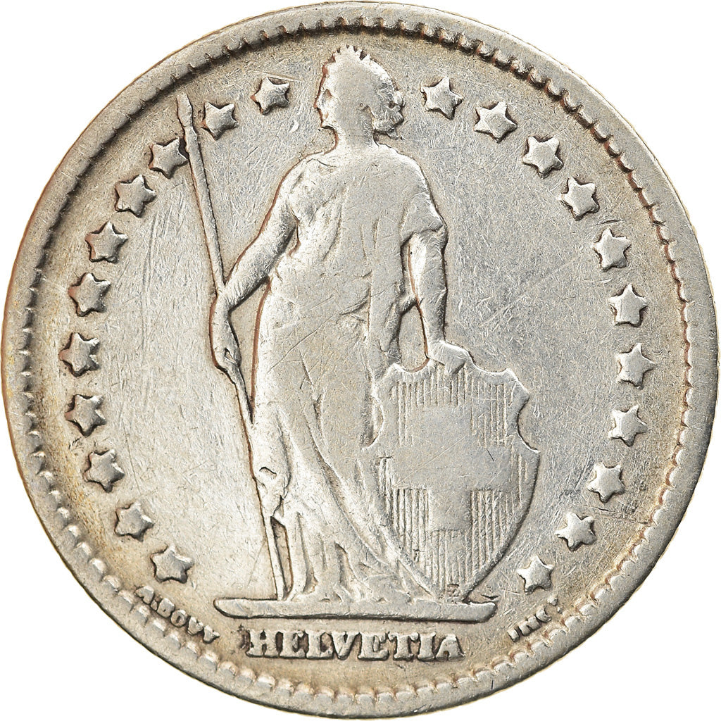 Coin, Switzerland, Franc, 1903, Bern, EF(40-45), Silver, KM:24