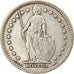 Coin, Switzerland, Franc, 1921, Bern, AU(50-53), Silver, KM:24