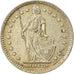 Coin, Switzerland, Franc, 1944, Bern, EF(40-45), Silver, KM:24