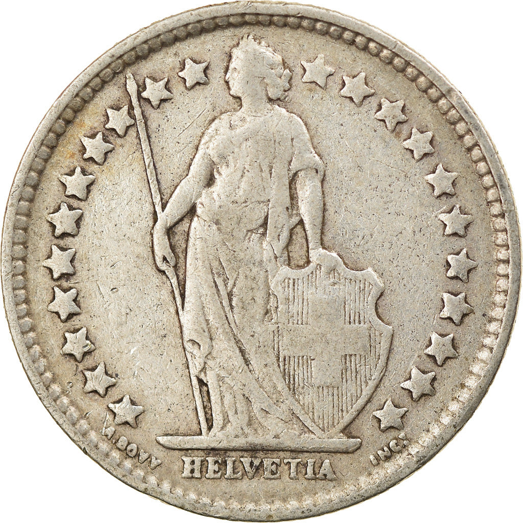 Moneda, Suiza, 1/2 Franc, 1920, Bern, BC+, Plata, KM:23