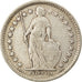 Moneda, Suiza, 1/2 Franc, 1920, Bern, BC+, Plata, KM:23