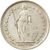 Moneda, Suiza, 1/2 Franc, 1945, Bern, MBC, Plata, KM:23