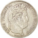 Moneda, Francia, Louis-Philippe, 5 Francs, 1839, Lille, BC+, Plata, KM:749.13