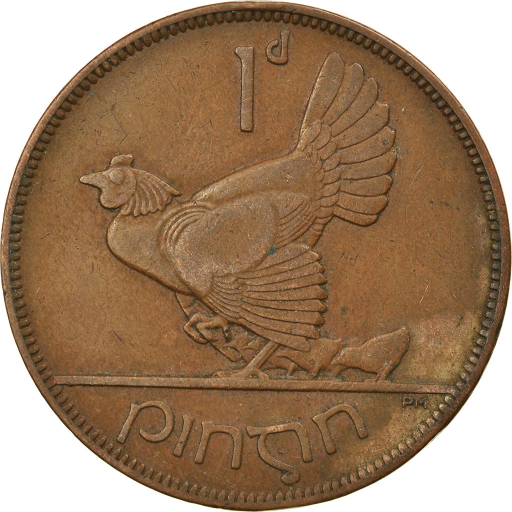 Coin, IRELAND REPUBLIC, Penny, 1935, EF(40-45), Bronze, KM:3