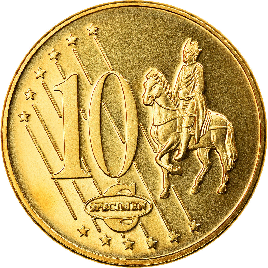 Bulgaria, medalla, 10 C, Essai-Trial, 2003, Exonumia, FDC, Latón