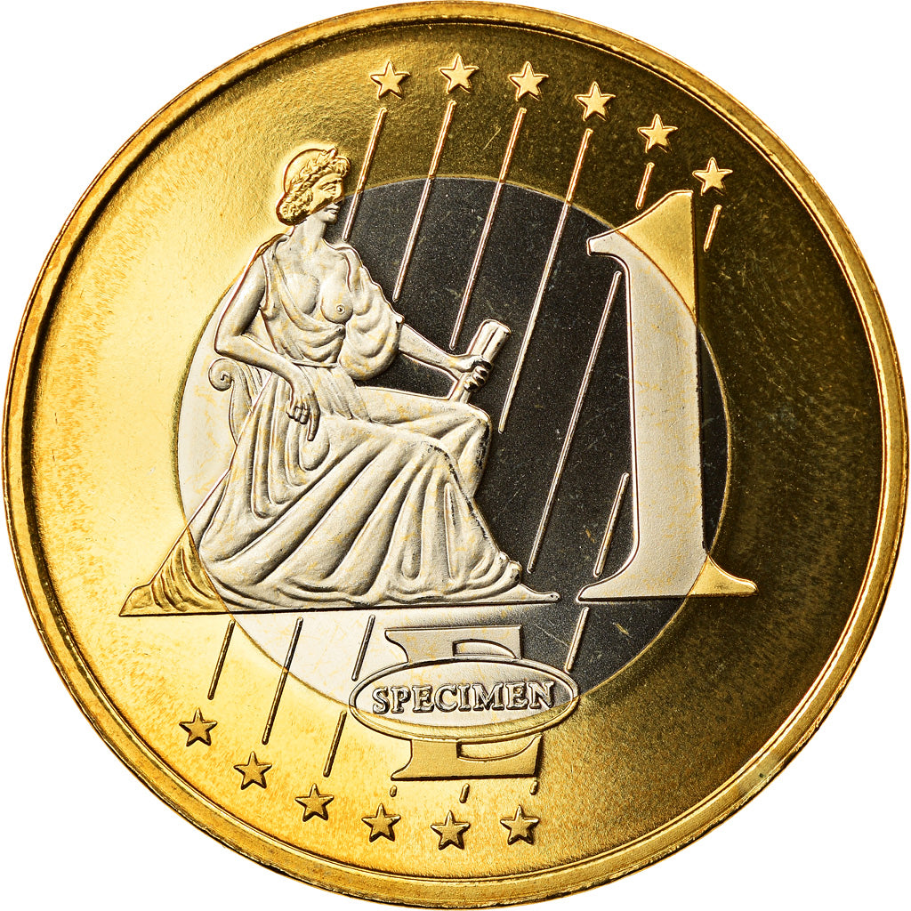 Slovakia, Medal, 1 E, Essai-Trial, 2003, Exonumia, MS(65-70), Bi-Metallic