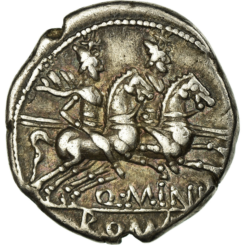 Munten, Minucia, Denarius, Rome, ZF, Zilver