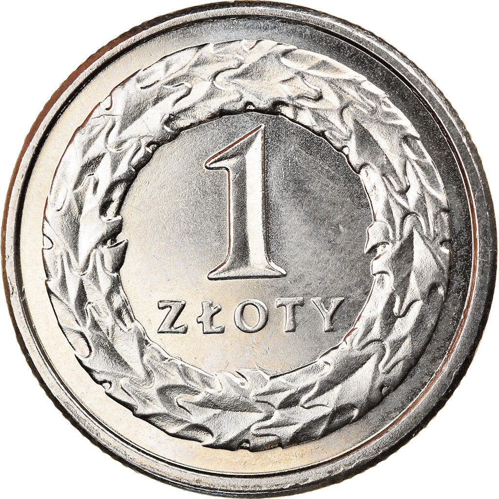 Coin, Poland, Zloty, 2009, Warsaw, MS(63), Copper-nickel, KM:282