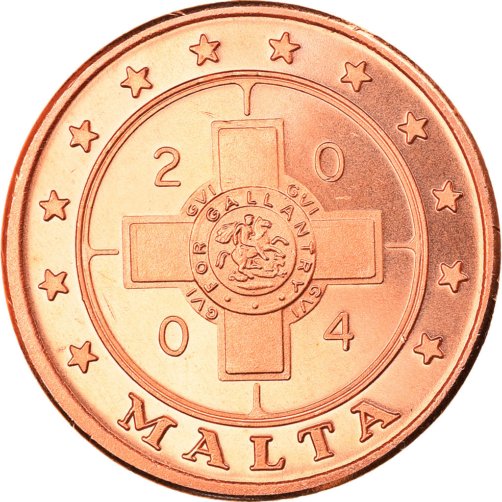 Moneta, Malta, 2 Cents, 2004, Proof, FDC, Rame