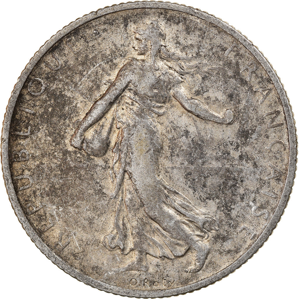 Monnaie, France, Semeuse, 2 Francs, 1909, Paris, TB+, Argent, Gadoury:532